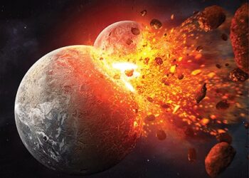 पृथ्वी के भीतर मिले चंद्रमा निर्माण के अवशेष