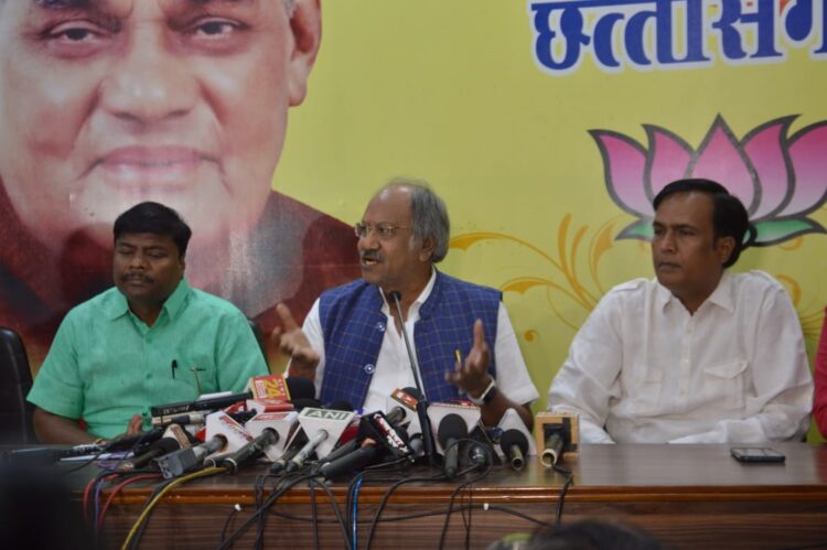 हसदेव अरण्य के जंगलों की कटाई के लिए भूपेश सरकार जिम्मेदार : बृजमोहन