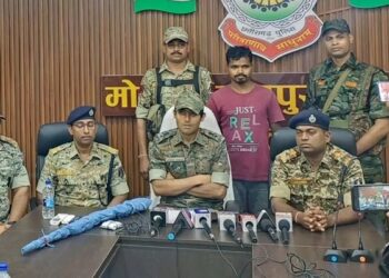 एक लाख रूपए का इनामी नक्सली गिरफ्तार