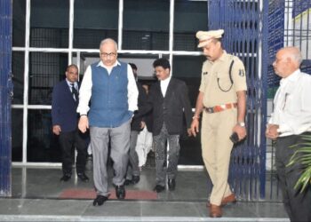 मुख्य न्यायाधीश रमेश सिन्हा कोरिया-  बैकुंठपुर पहुचे……
