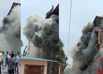 स्पोर्टस सेंटर व होटल राधे कृष्ण में लगी भीषण आग, लोगों के फंसे होने की आशंका