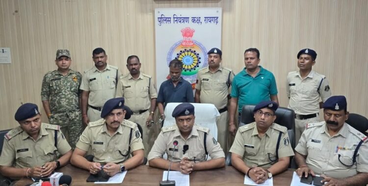 रायगढ़ के जूटमिल में वृद्ध के अंधे क़त्ल का खुलासा, आरोपी गिरफ्तार
