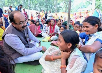 उप मुख्यमंत्री अरुण साव ने वनांचल में लगाई चौपाल