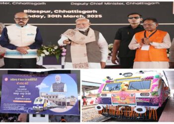 नया रायपुर : स्मार्ट सिटी से अब ‘स्मार्टली कनेक्टेड सिटी’ की ओर : प्रधानमंत्री नरेंद्र मोदी ने दी नया रायपुर को ऐतिहासिक रेल कनेक्टिविटी की सौगात