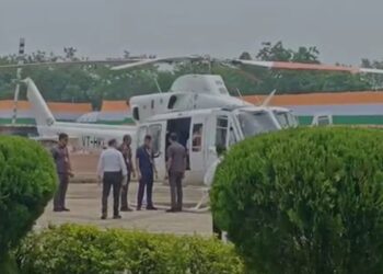 दौरे से पहले CM साय का हेलीकॉप्टर ख़राब, वेटिंग रूम में कर रहे इंतजार