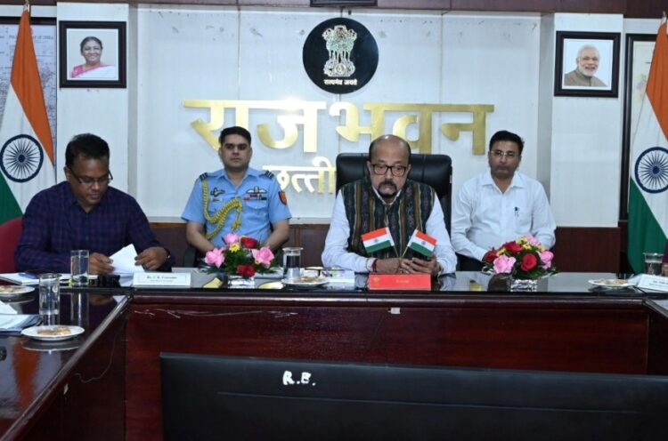 मानवीय संवेदना के साथ आकांक्षी क्षेत्रों में विकास कार्य करें : राज्यपाल डेका